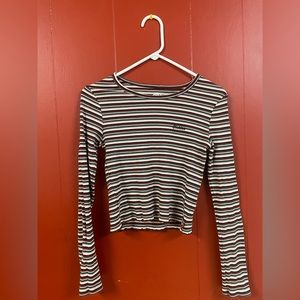 Dickies fitted striped long sleeve